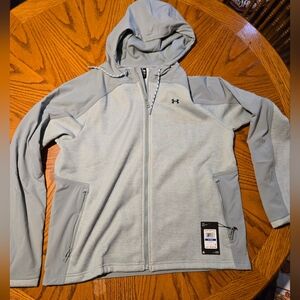 Under Armour Gray Full-Zip Hoodie